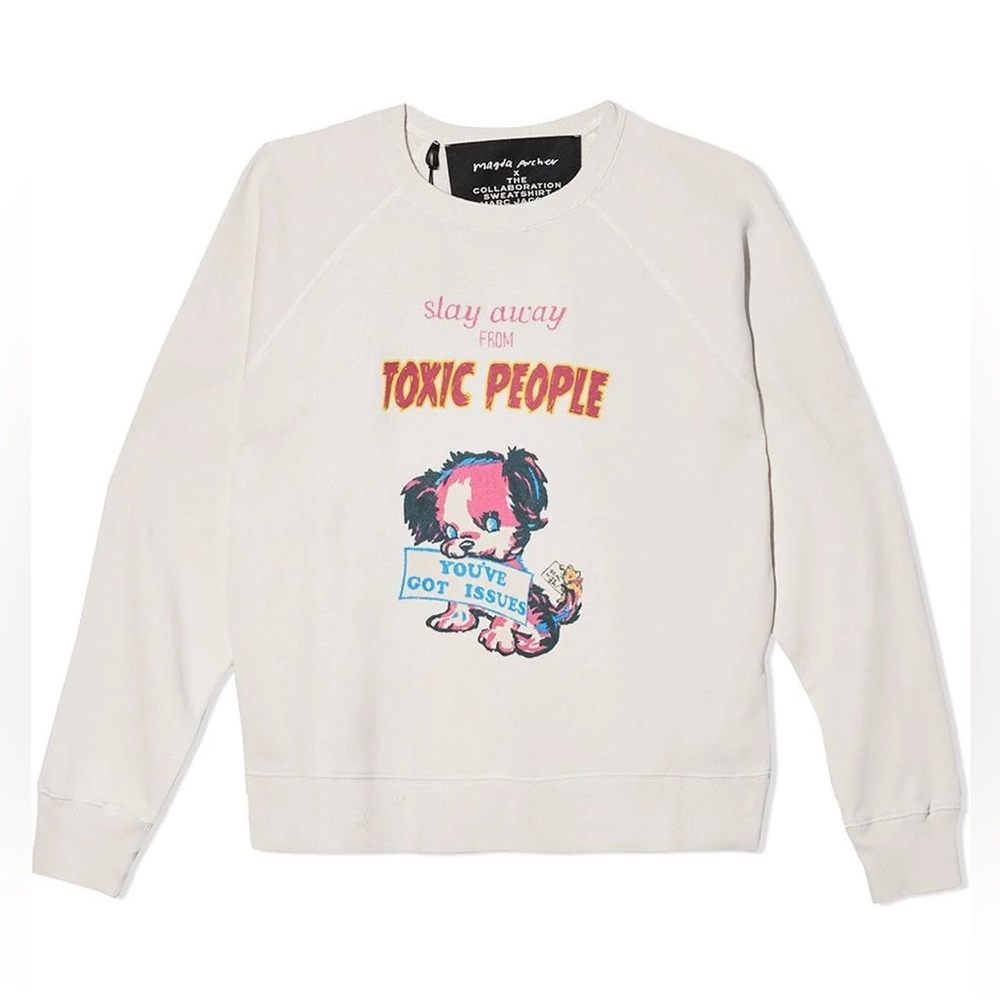 Marc Jacobs x Magda Archer ‘stay away from toxic people’ crewneck